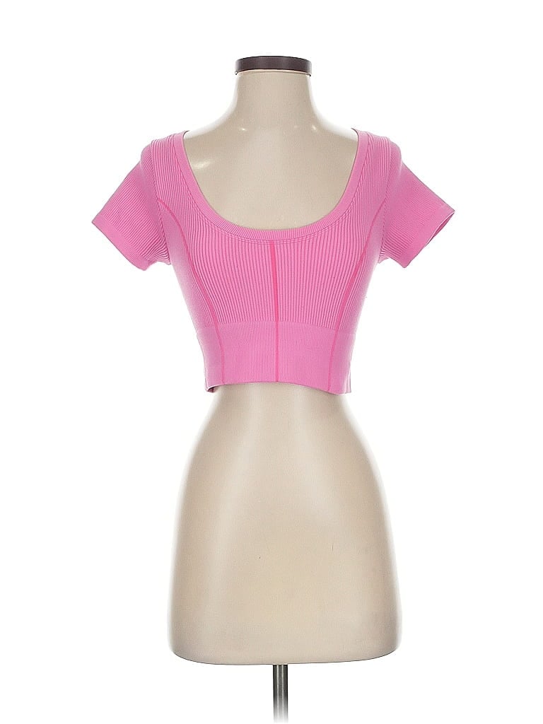 Pre-owned Offline By Aerie Short Sleeve T-shirt In Pink