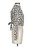 Unbranded Animal Print Ivory Tan Long Sleeve Blouse Size XXS (estimated) - photo 4