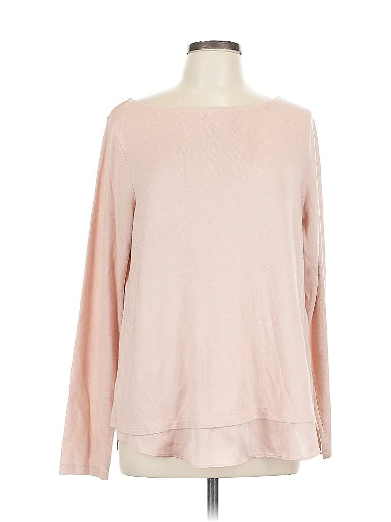 Pre-owned Lands' End Pullover Sweater In Pink