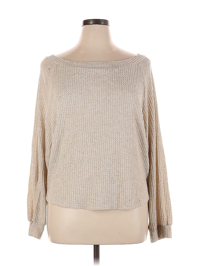 Pre-owned Project Social T Pullover Sweater In Brown