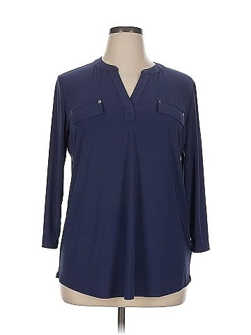 Jones New York Signature 3/4 Sleeve Blouse (view 1)