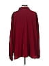 Liz Baker 100% Polyester Burgundy Long Sleeve Blouse Size 24 waist - photo 4