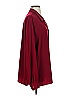 Liz Baker 100% Polyester Burgundy Long Sleeve Blouse Size 24 waist - photo 5