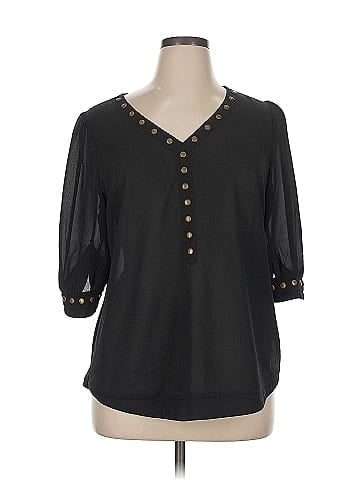 41Hawthorn 3/4 Sleeve Blouse (view 1)