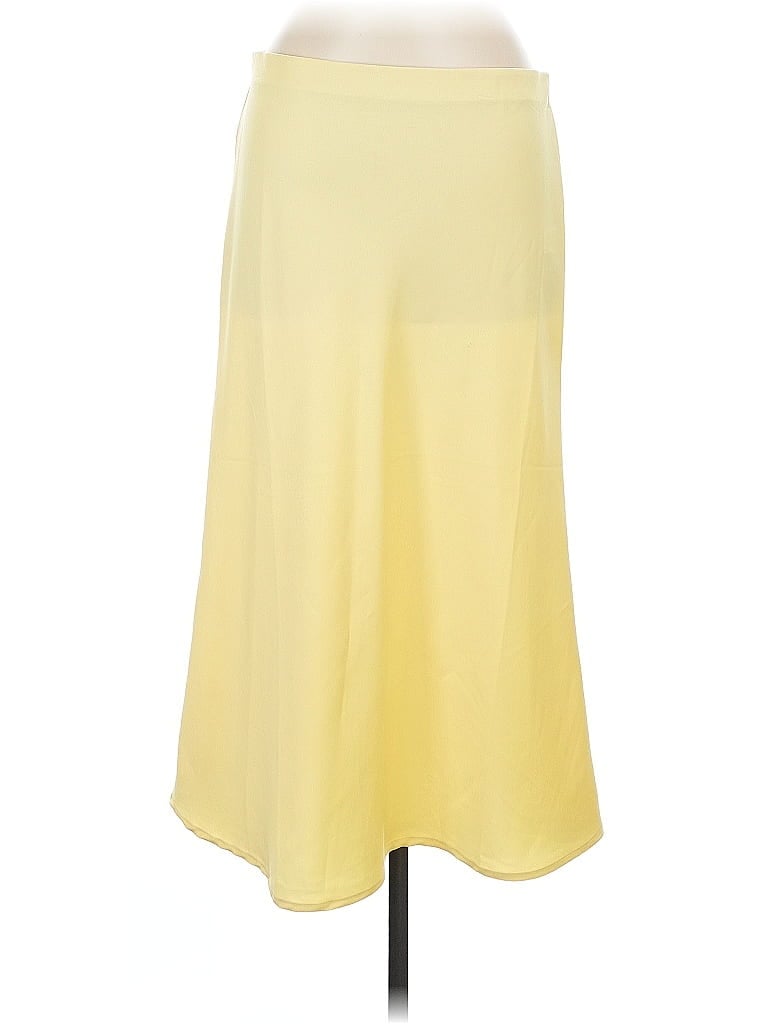 Pre-owned Rachel Zoe Tjx Casual Skirt In Yellow