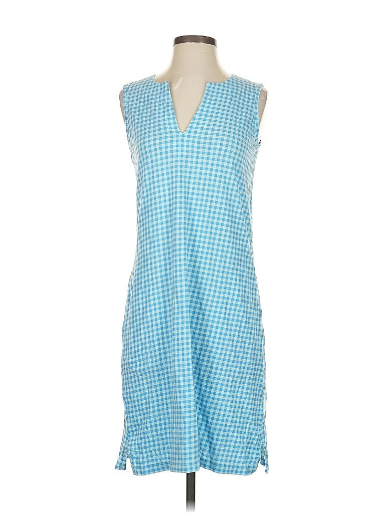 Pre-owned Lands' End Casual Dress In Blue