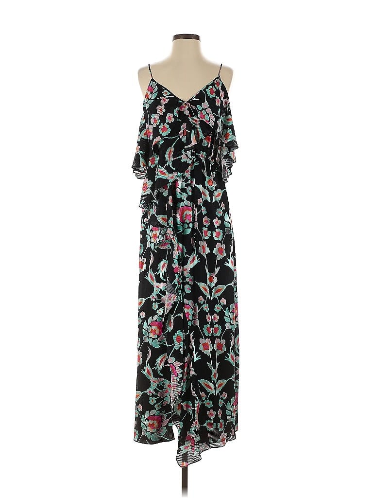 Tanya Taylor 100% Silk Floral Black Casual Dress Size 2 - photo 1