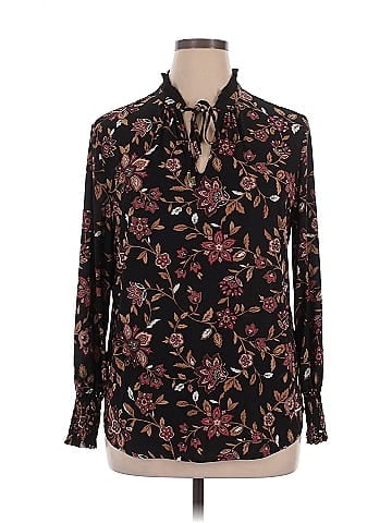 Anne Klein Long Sleeve Blouse (view 1)