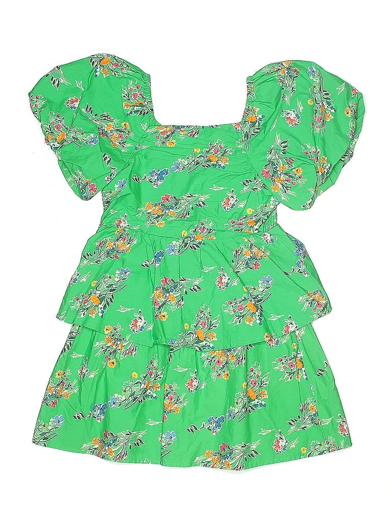 Carter's 100% Rayon Tropical Green Dress Size 8 - photo 1