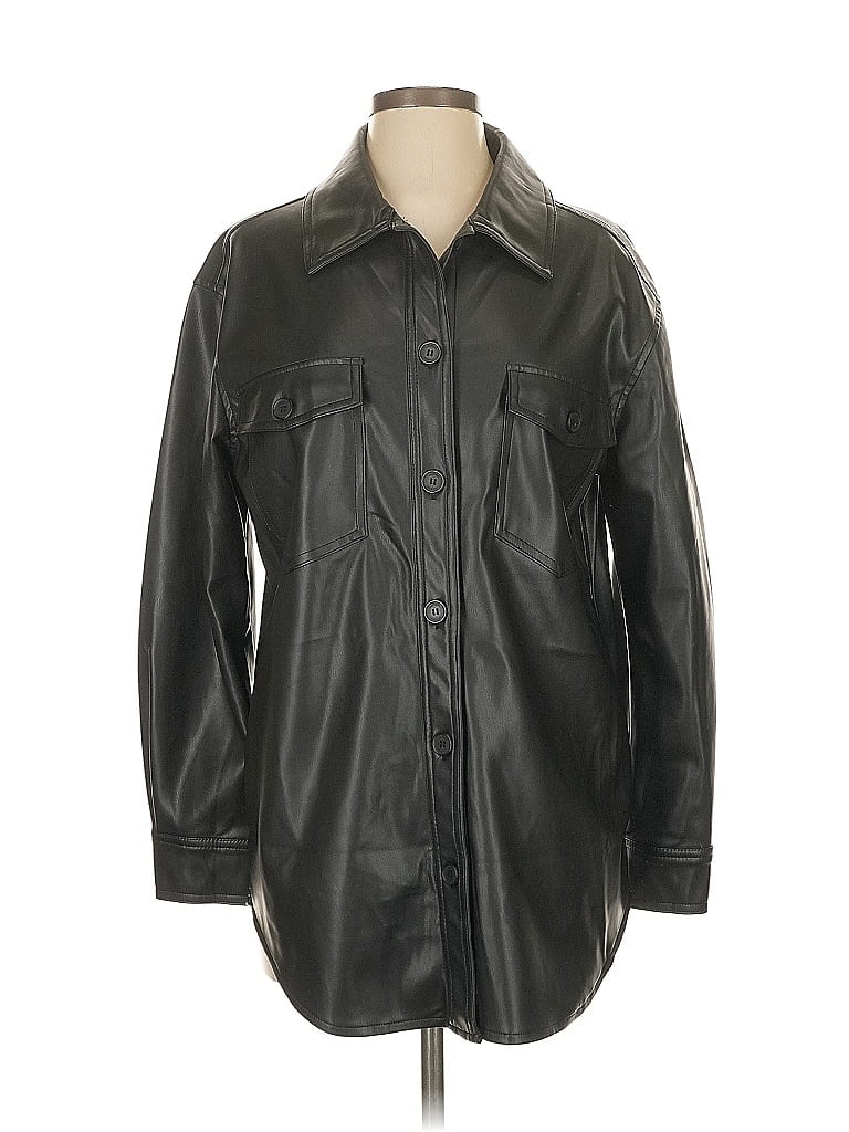 Pre-owned Halogen Coat In Black