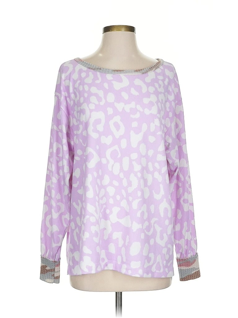 Pre-owned Adora Long Sleeve T-shirt In Purple