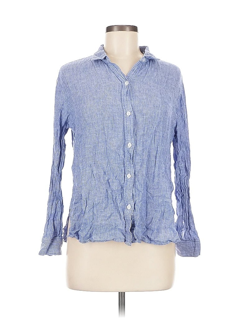 Pre-owned Rails Long Sleeve Button Down Shirt In Blue