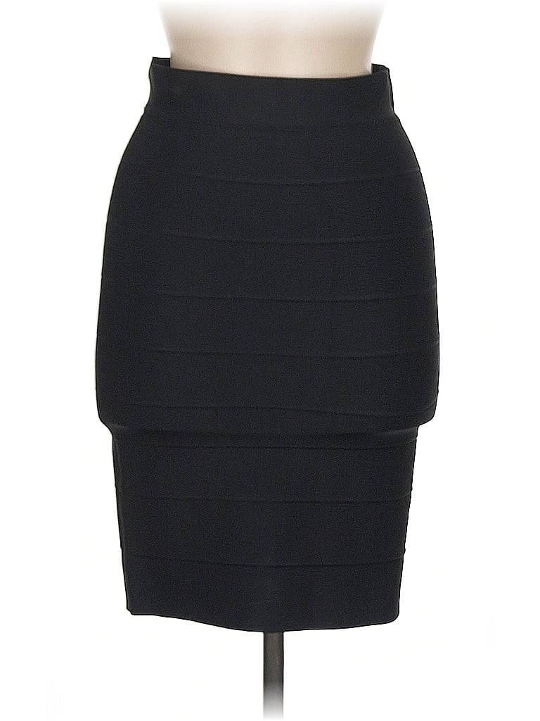 Pre-owned Bcbgmaxazria Formal Skirt In Black