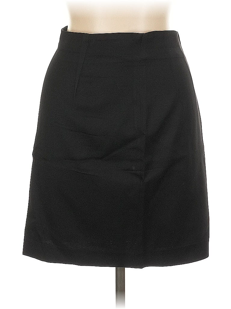 Pre-owned Isabel Ardee Wool Skirt In Black