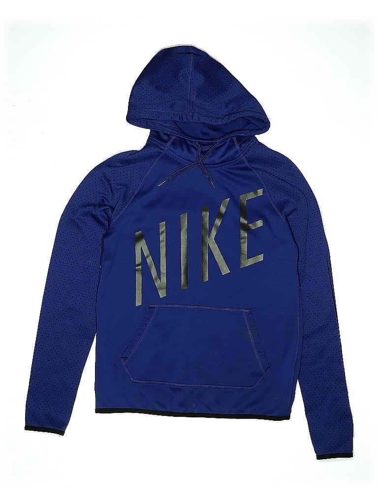 Click to view more detailed imagery on our partner's website Pre-owned Nike Kids' Pullover Hoodie In Blue