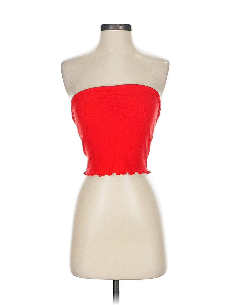 Pre-owned Arizona Jean Company Tube Top In Red