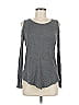 LNA Gray Long Sleeve Top Size M - photo 1