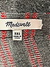 Madewell Gray 3/4 Sleeve Blouse Size XXS - photo 7