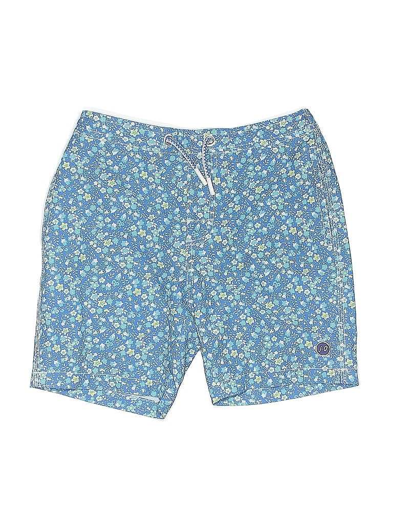 Pre-owned Johnnie-o Kids' Board Shorts In Blue