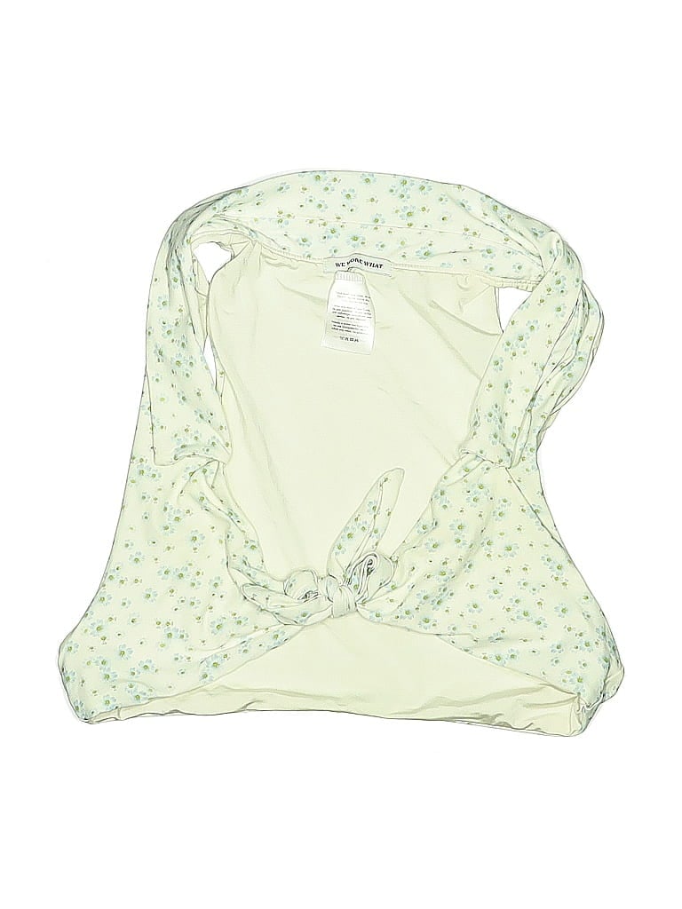 Pre-owned Weworewhat Swimsuit Top Blue Swimwear