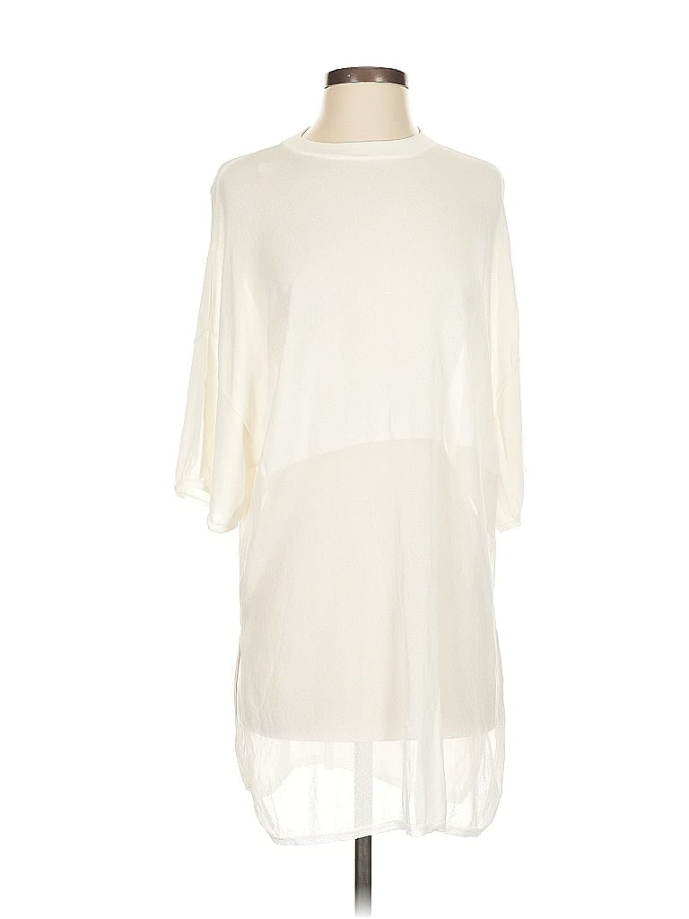 Pre-owned Zara Casual Dress In White
