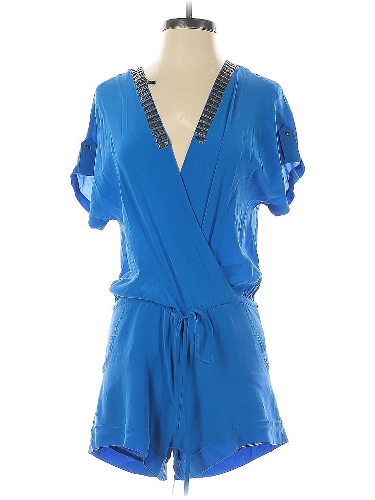 Pre-owned Mm Couture Romper In Blue