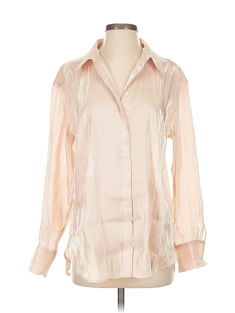 Pre-owned By Anthropologie 3/4 Sleeve Blouse In White