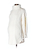 Gap - Maternity Solid Beige Turtleneck Sweater Size XS (Maternity) - 58% off | thredUP