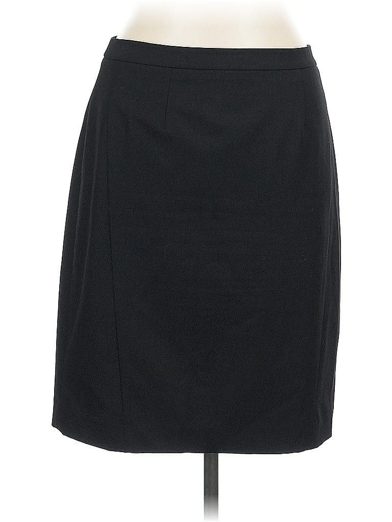 Pre-owned Halogen Casual Skirt In Black
