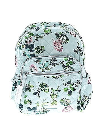 Vera Bradley Seawater Blooms Campus Backpack (view 1)