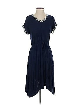 Cloth & Stone 100% Tencel Tie-dye Blue Casual Dress Size M