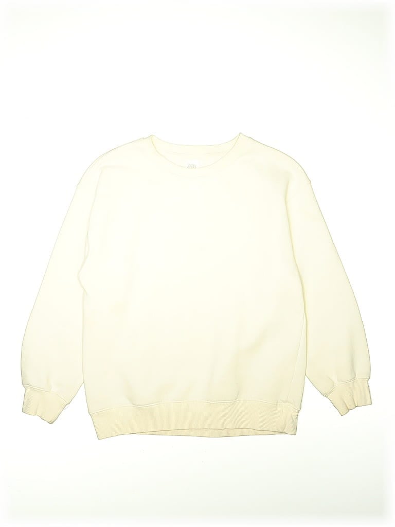 Click to view more detailed imagery on our partner's website Pre-owned Zara Kids' Pullover Sweater In White