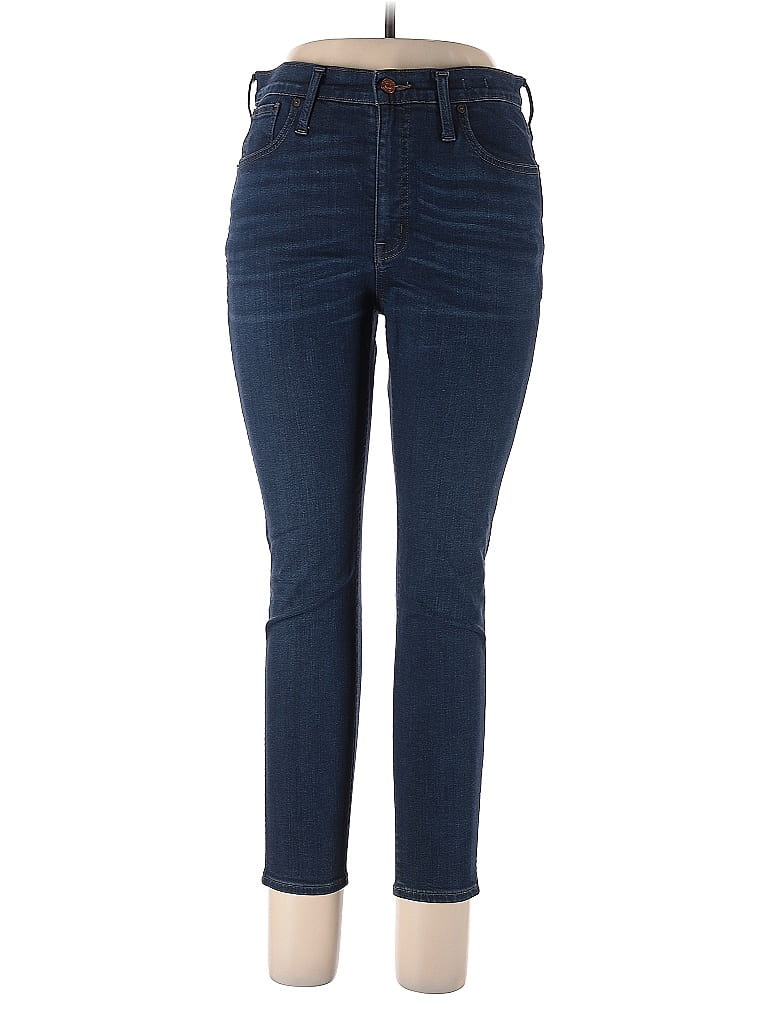 Madewell Solid Blue Jeans Size 31 waist (petite) - photo 1