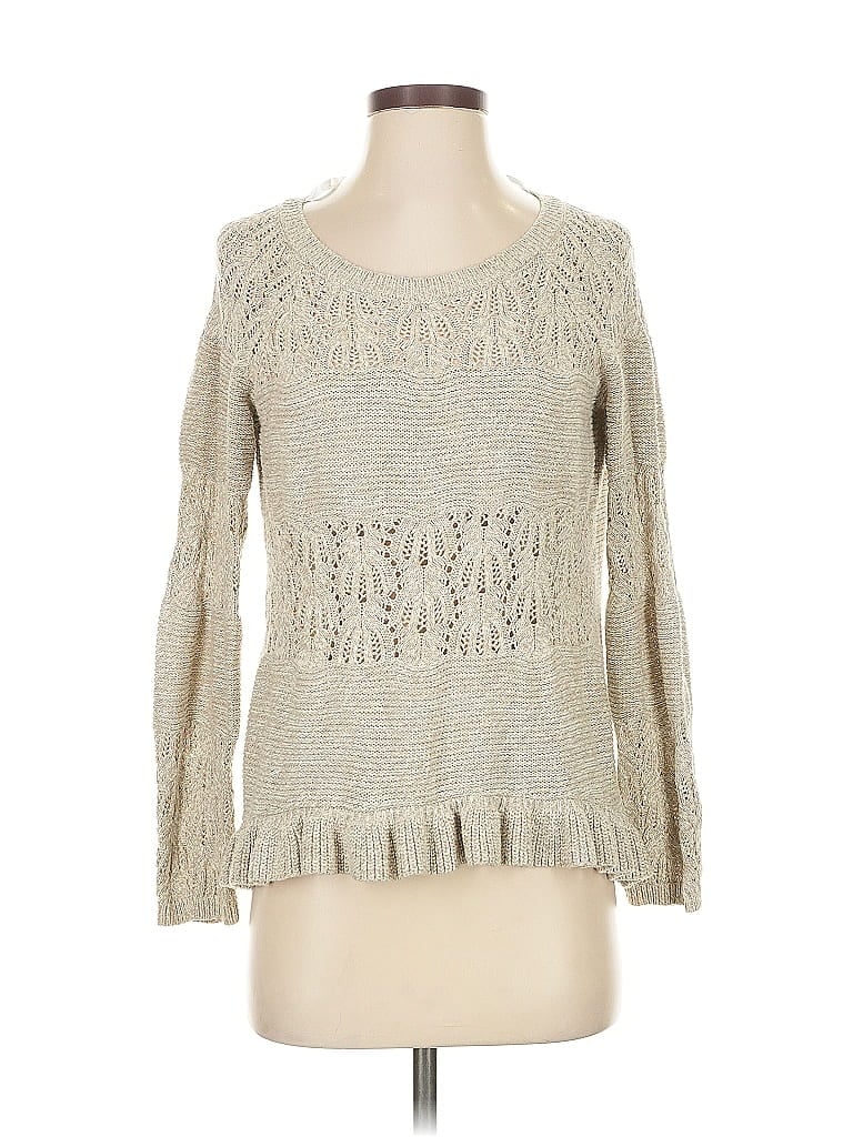 Pre-owned Dkny Jeans Pullover Sweater In Gray