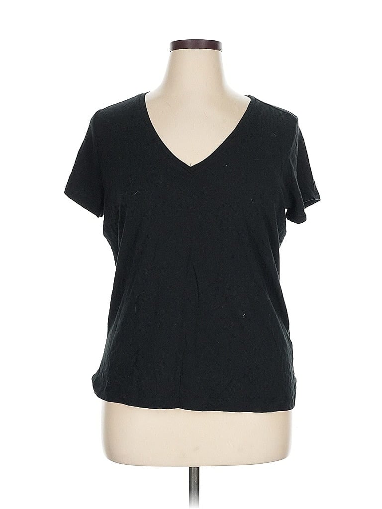 Click to view more detailed imagery on our partner's website Pre-owned Banana Republic Factory Store Short Sleeve T-shirt In Black