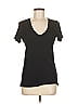 Nili Lotan 100% Supima Cotton Black Short Sleeve T-Shirt Size M - photo 1