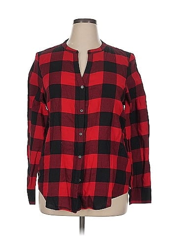 CALVIN KLEIN JEANS Long Sleeve Button-Down Shirt (view 1)