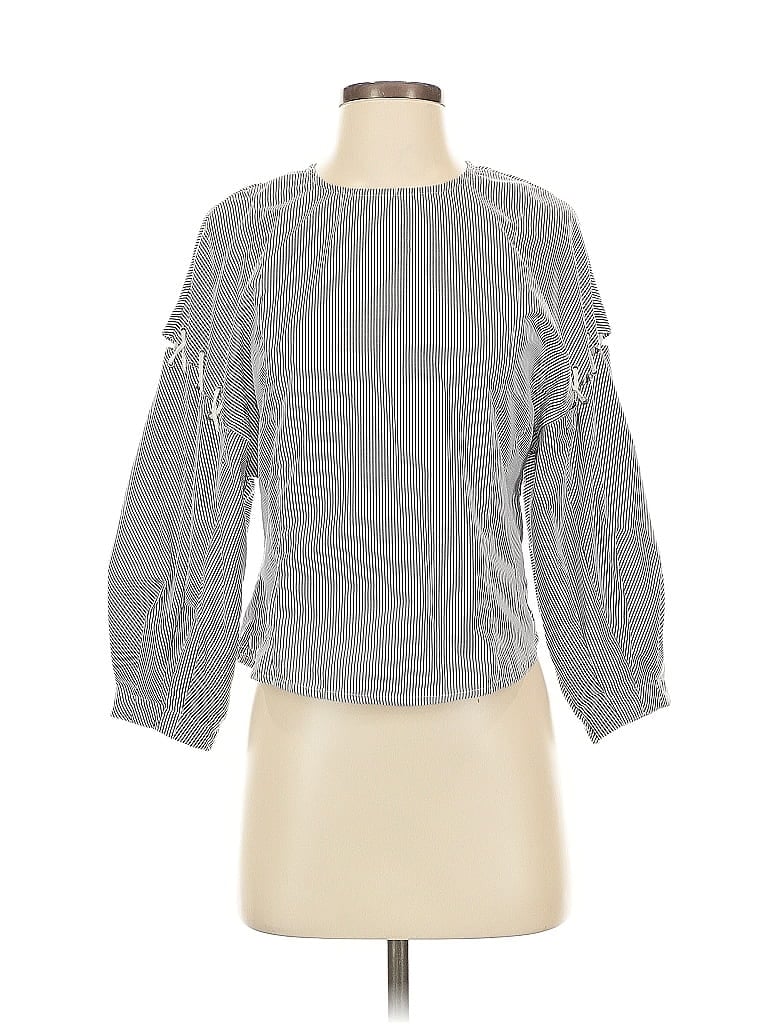 Pre-owned Walter Baker 3/4 Sleeve Blouse In Gray