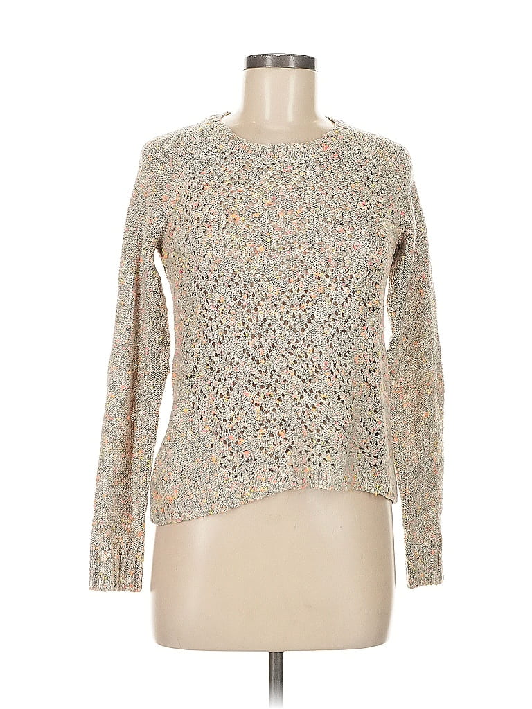 Pre-owned Pieces Pullover Sweater In Silver