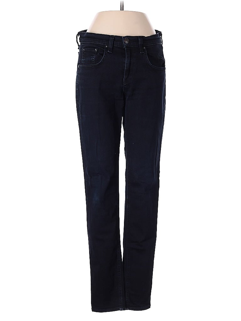 Rag & Bone/JEAN Solid Blue Jeans Size 27 waist - photo 1