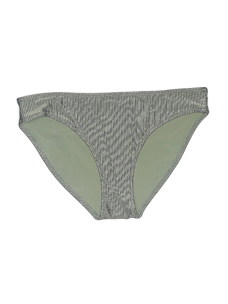 Pre-owned Aerie Swimsuit Bottoms In Green