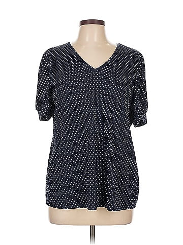 Adrianna Papell Short Sleeve Blouse (view 1)