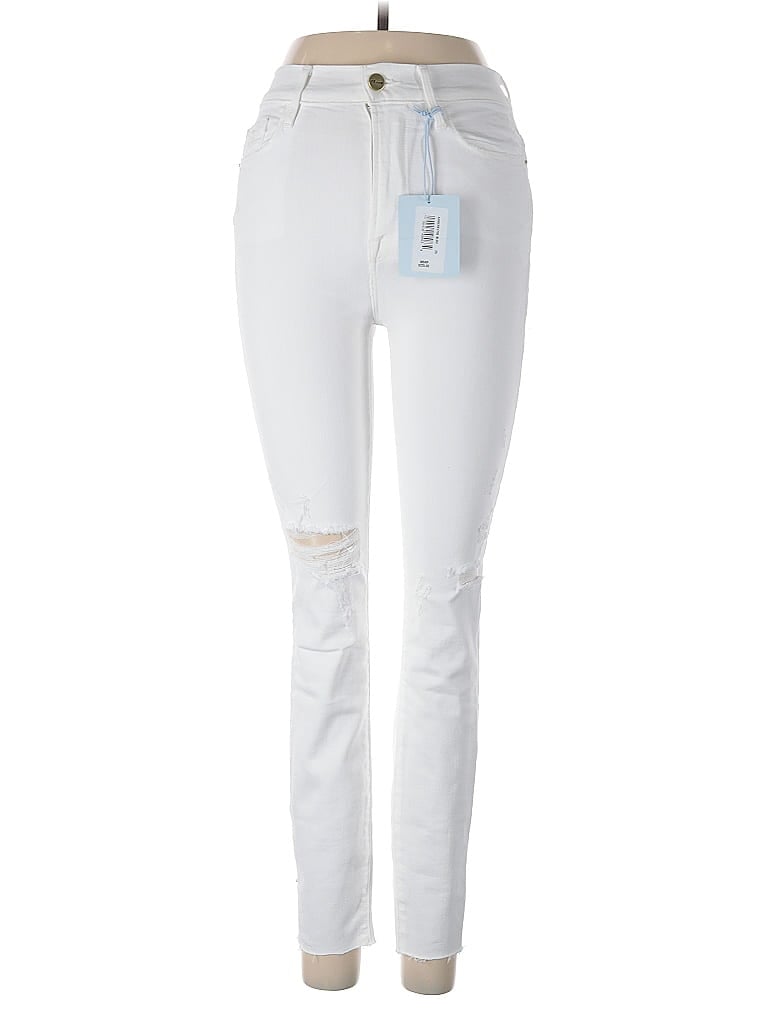 FRAME Denim White Jeans Size 25 waist - photo 1