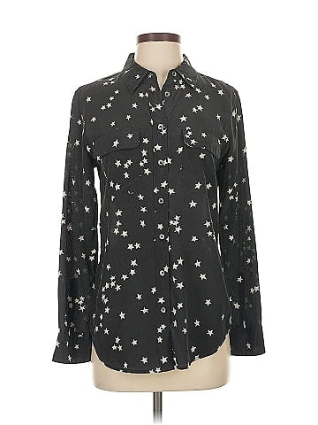 Equipment Long Sleeve Silk Top (view 1)
