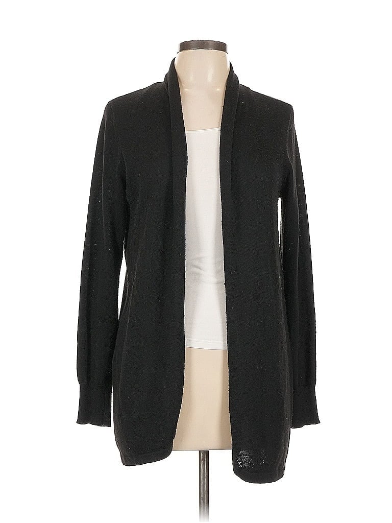 Pre-owned Ella Moss Cardigan Sweater In Black