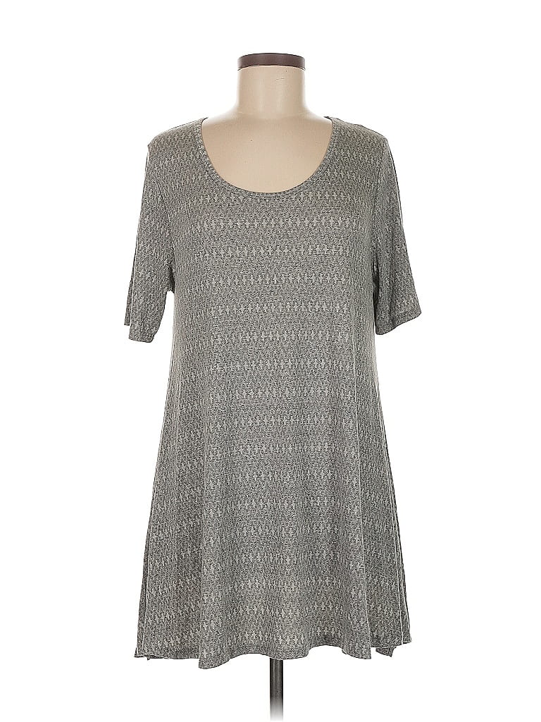 Pre-owned Lularoe Casual Dress In Gray
