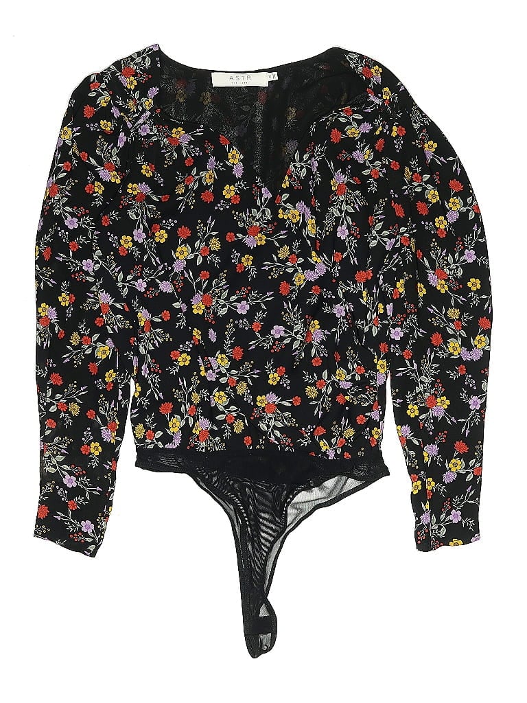 Pre-owned Astr Bodysuit In Black