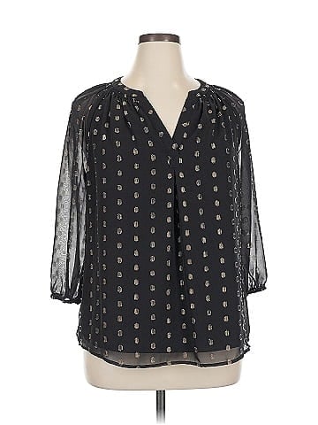 Crown & Ivy 3/4 Sleeve Blouse (view 1)