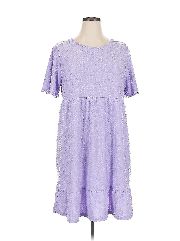 Pre-owned Chic Soul (chicsoul.com) Casual Dress In Purple
