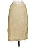 St. John Collection Chevron-herringbone Tan Formal Skirt Size 4 - photo 2